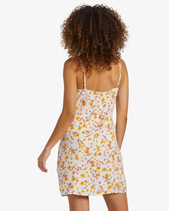 Billabong Dresses Stay Awhile Mini Dress Salt Crystal 8211 Women