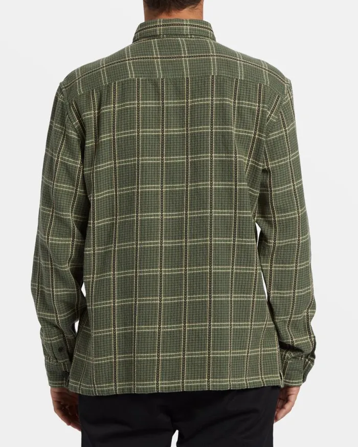 Billabong Flannels Offshore Jacquard Flannel Long Sleeve Shirt Fern 8211 Men Billabong Flannels Offshore Jacquard Flannel Long Sleeve Shirt Fern 8211 Men