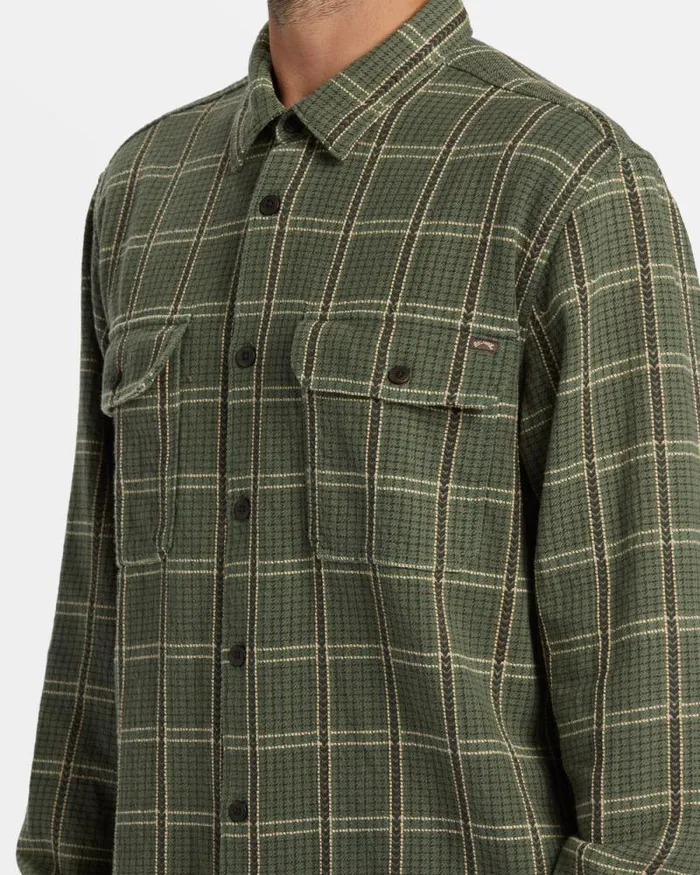 Billabong Flannels Offshore Jacquard Flannel Long Sleeve Shirt Fern 8211 Men Billabong Flannels Offshore Jacquard Flannel Long Sleeve Shirt Fern 8211 Men