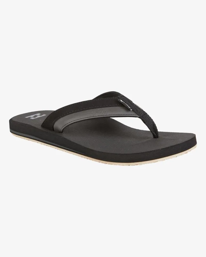 Billabong Flip Flops All Day Impact SlipOn Sandals Black 8211 Men