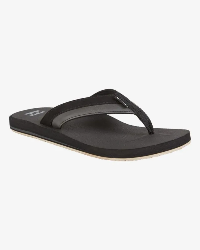 Billabong Flip Flops All Day Impact SlipOn Sandals Black 8211 Men
