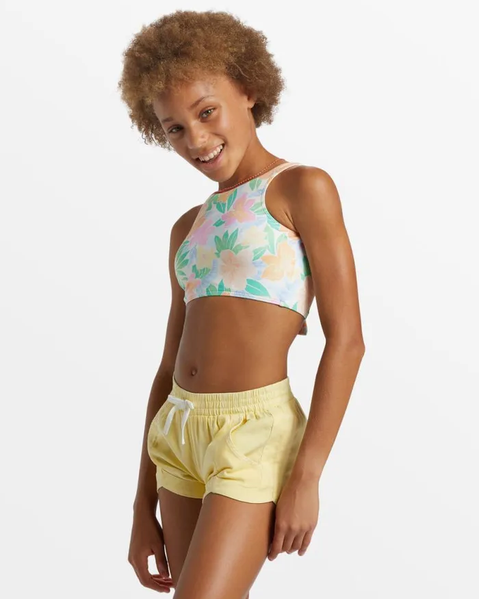 Billabong Girls039 Bottoms Girls Mad For You Elastic Waist Shorts Mellow Yellow 8211 Women Billabong Girls039 Bottoms Girls Mad For You Elastic Waist Shorts Mellow Yellow 8211 Women