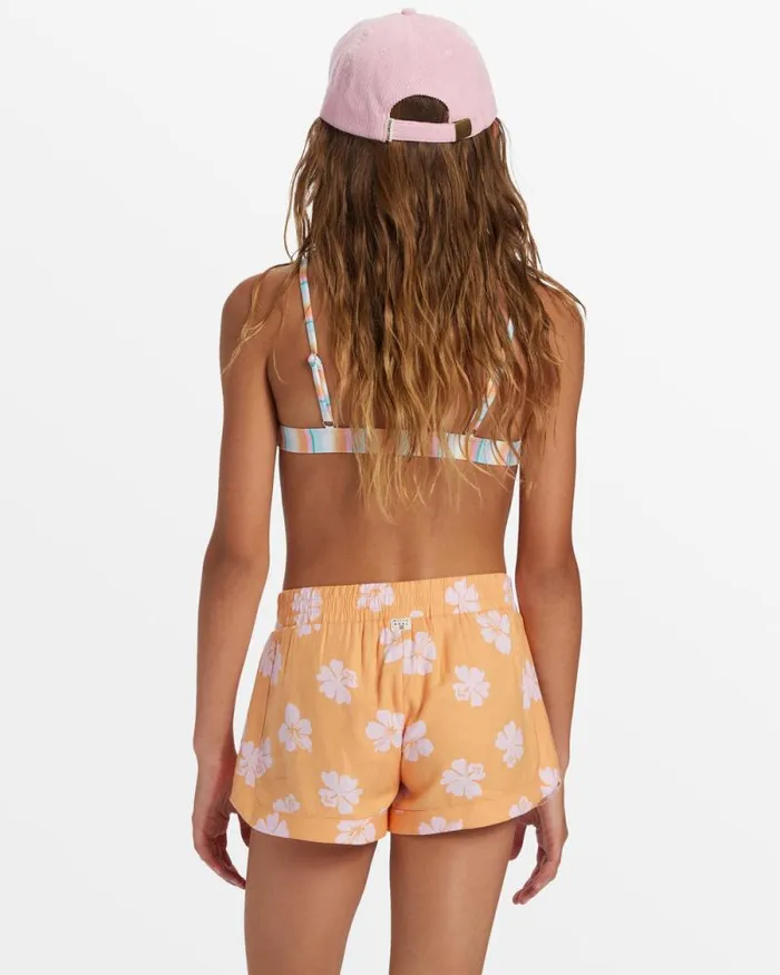 Billabong Girls039 Bottoms Girls Mad For You Elastic Waist Shorts Tangy Peach 8211 Women Billabong Girls039 Bottoms Girls Mad For You Elastic Waist Shorts Tangy Peach 8211 Women