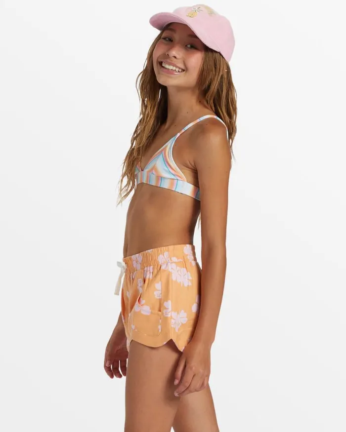 Billabong Girls039 Bottoms Girls Mad For You Elastic Waist Shorts Tangy Peach 8211 Women Billabong Girls039 Bottoms Girls Mad For You Elastic Waist Shorts Tangy Peach 8211 Women