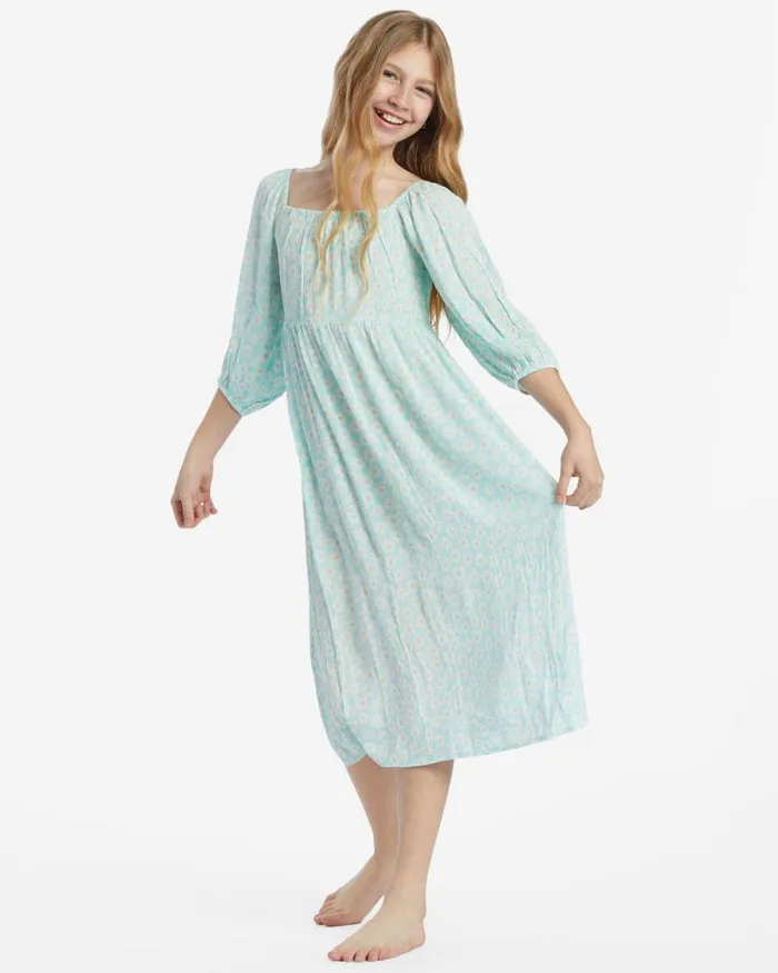 Billabong Girls039 Dresses and Rompers Girls Swept Away Midi Dress Sweet Mint 8211 Women Billabong Girls039 Dresses and Rompers Girls Swept Away Midi Dress Sweet Mint 8211 Women