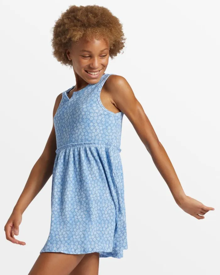 Billabong Girls039 Dresses and Rompers Girls Tropical Tides Mini Tank Dress Marina 8211 Women