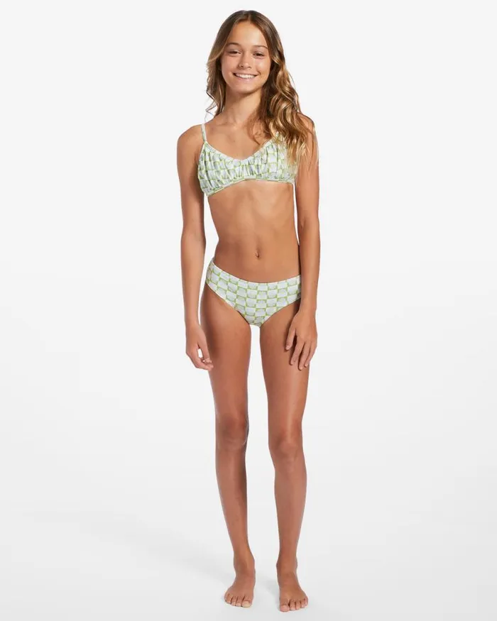 Billabong Girls039 Swim Girls 416 Daze All Day Shirred TwoPiece Swim Set Moss Meadow 8211 Women Billabong Girls039 Swim Girls 416 Daze All Day Shirred TwoPiece Swim Set Moss Meadow 8211 Women