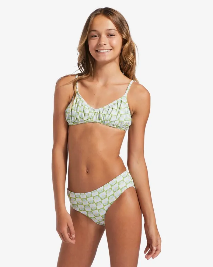 Billabong Girls039 Swim Girls 416 Daze All Day Shirred TwoPiece Swim Set Moss Meadow 8211 Women Billabong Girls039 Swim Girls 416 Daze All Day Shirred TwoPiece Swim Set Moss Meadow 8211 Women