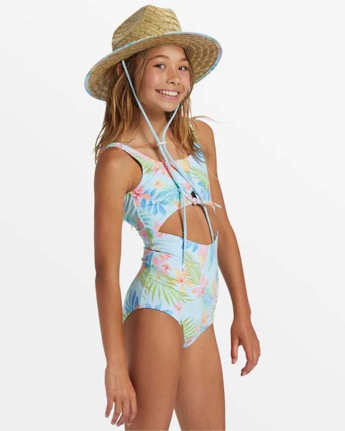 Billabong Girls039 Swim Girls In Da Jungle OnePiece Swimsuit Blue Glow 8211 Women Billabong Girls039 Swim Girls In Da Jungle OnePiece Swimsuit Blue Glow 8211 Women