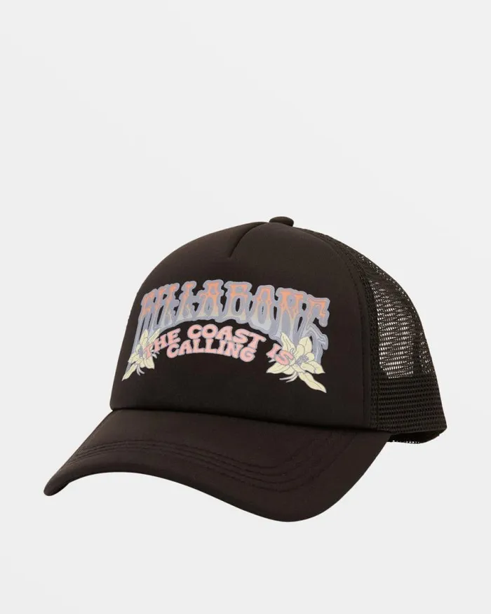 Billabong Hats and Beanies Across Waves Trucker Hat Black Sands 2 8211 Women Billabong Hats and Beanies Across Waves Trucker Hat Black Sands 2 8211 Women