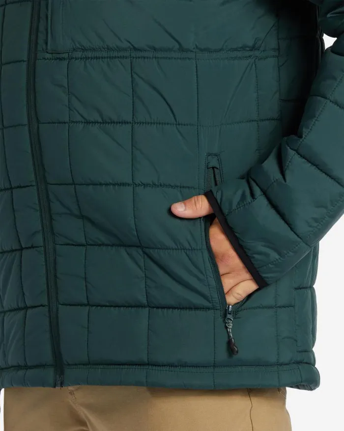 Billabong Jackets ADiv Journey Puffer Jacket Dark Forest 8211 Men Billabong Jackets ADiv Journey Puffer Jacket Dark Forest 8211 Men