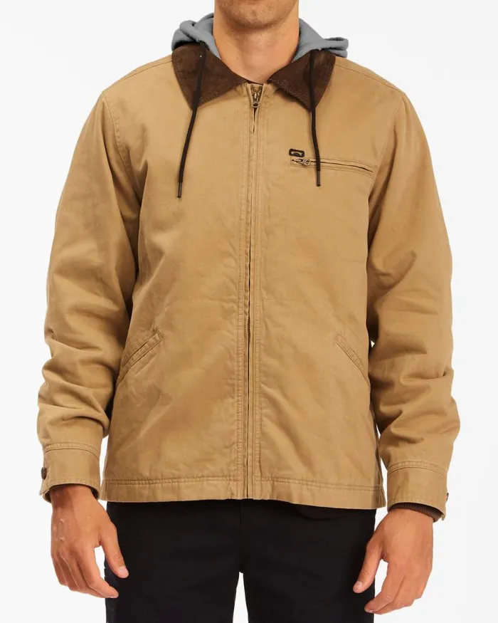 Billabong Jackets Barlow Hooded Jacket Clay 8211 Men