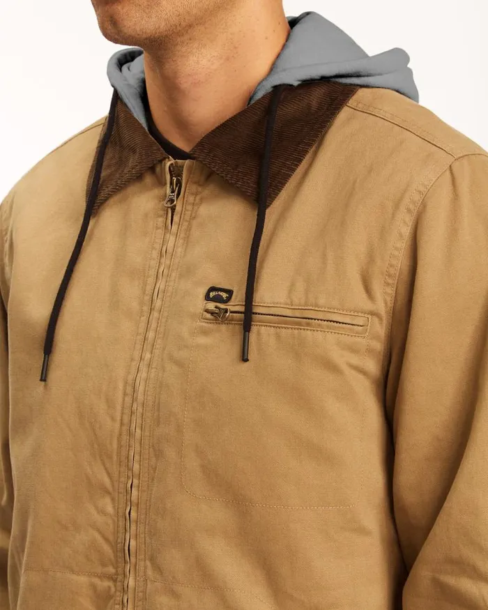 Billabong Jackets Barlow Hooded Jacket Clay 8211 Men