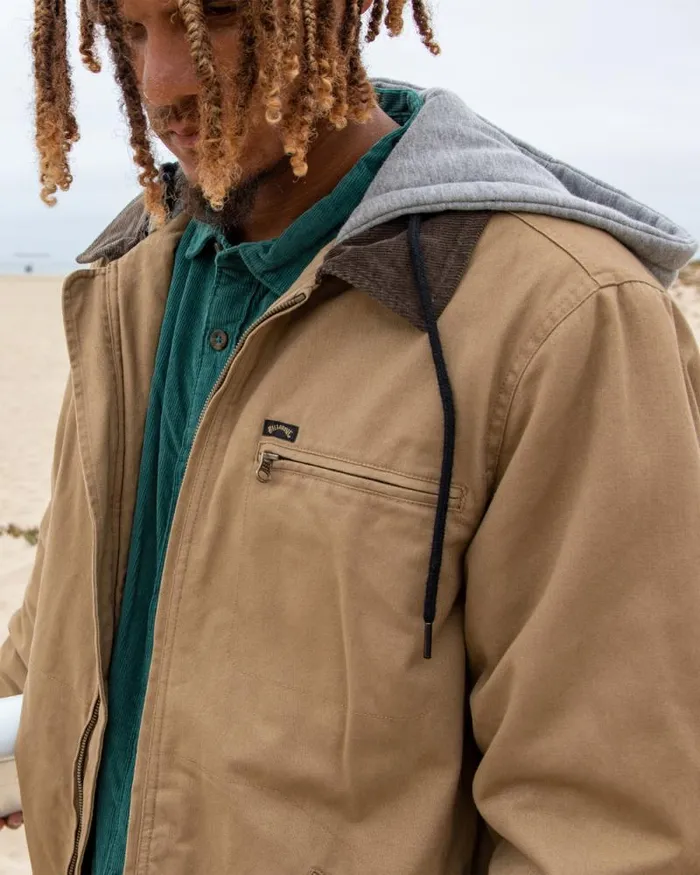 Billabong Jackets Barlow Hooded Jacket Clay 8211 Men