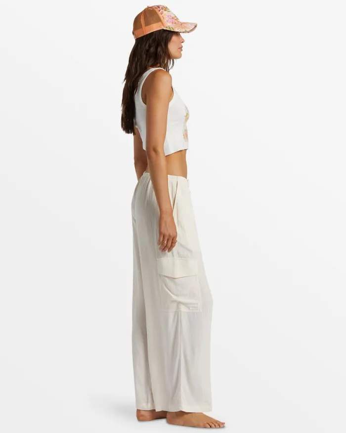 Billabong Jeans and Pants Beach Babe Beach Cargo Pants Salt Crystal 8211 Women Billabong Jeans and Pants Beach Babe Beach Cargo Pants Salt Crystal 8211 Women