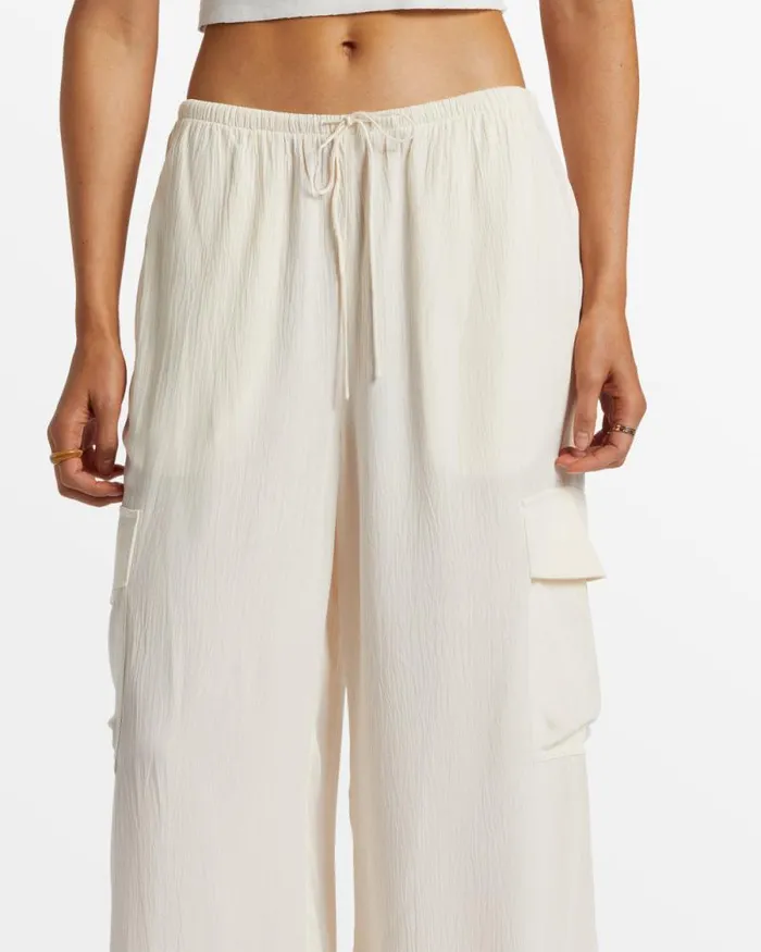 Billabong Jeans and Pants Beach Babe Beach Cargo Pants Salt Crystal 8211 Women Billabong Jeans and Pants Beach Babe Beach Cargo Pants Salt Crystal 8211 Women