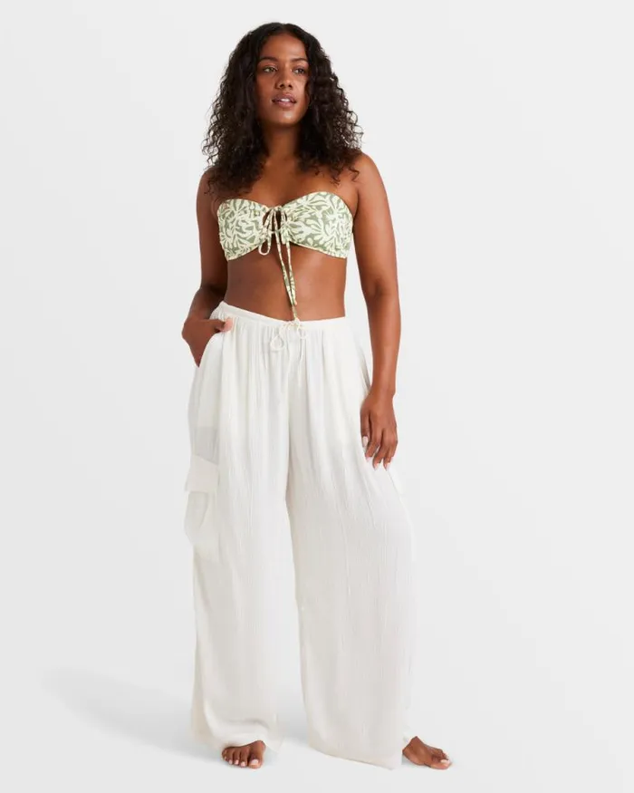 Billabong Jeans and Pants Beach Babe Beach Cargo Pants Salt Crystal 8211 Women Billabong Jeans and Pants Beach Babe Beach Cargo Pants Salt Crystal 8211 Women