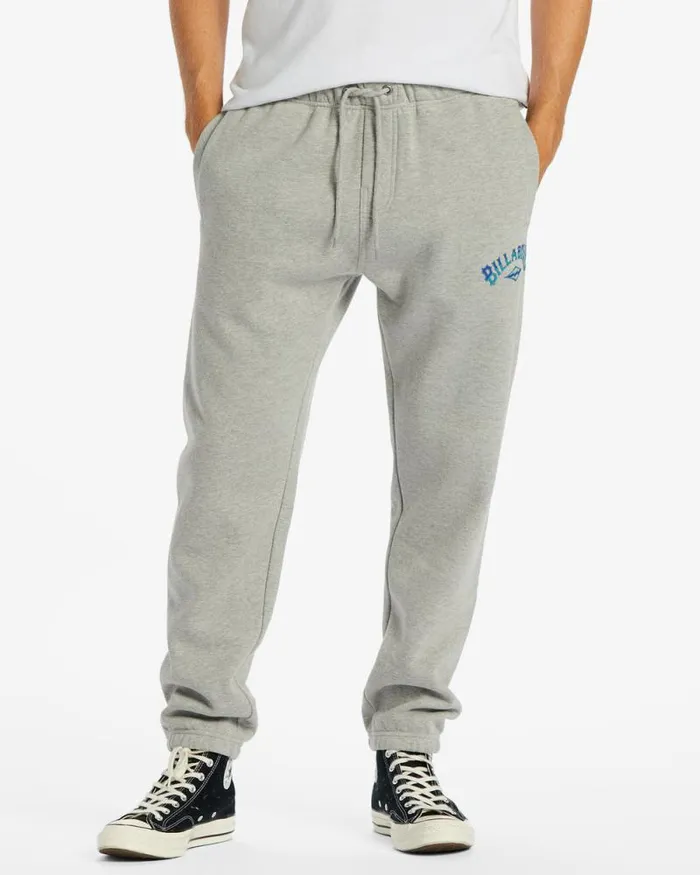 Billabong Jeans and Pants Core Arch Joggers Light Grey Heather 8211 Men