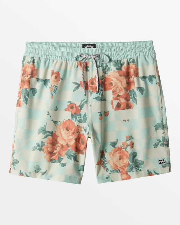 Billabong Layback Boardshorts Good Times Layback 16034 Swim Trunks Mint 8211 Men