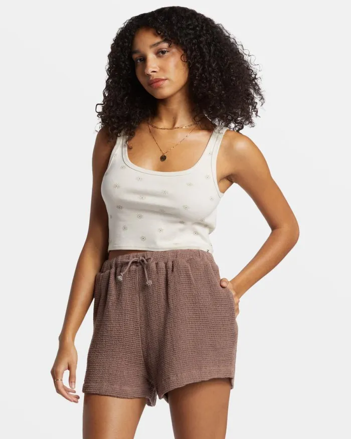 Billabong Matching Sets Odyssey Elastic Waist Shorts Kona 8211 Women