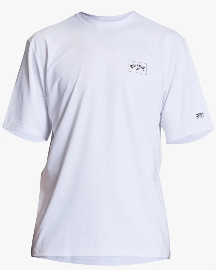 Billabong Rashguards and Surf Tees Arch Mesh Loose Fit Upf 50 Short Sleeve Surf Tee White 8211 Men Billabong Rashguards and Surf Tees Arch Mesh Loose Fit Upf 50 Short Sleeve Surf Tee White 8211 Men