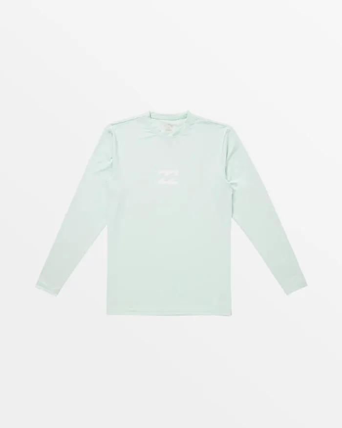 Billabong Rashguards and Surf Tees Classic Wave UPF 50 Long Sleeve Surf Tee Seaglass 8211 Men Billabong Rashguards and Surf Tees Classic Wave UPF 50 Long Sleeve Surf Tee Seaglass 8211 Men
