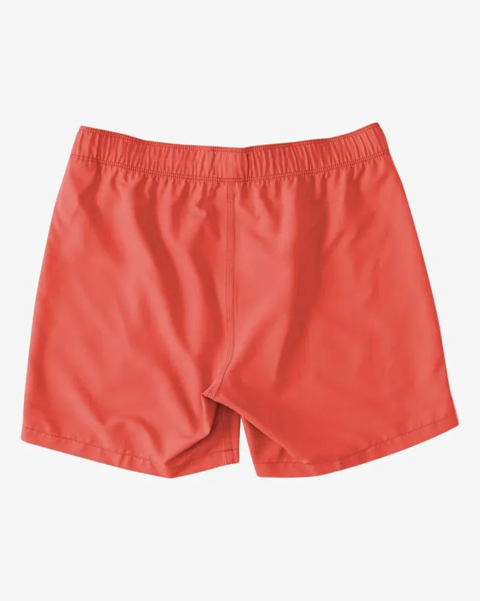 Billabong Short Length 16034 8211 175034 All Day Layback 16034 Swim Trunks Coral 8211 Men