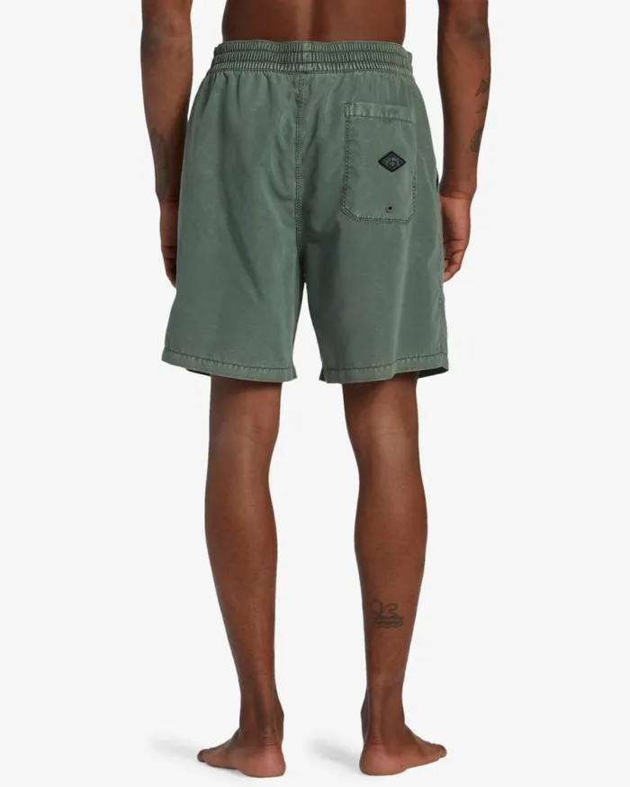 Billabong Short Length 16034 8211 175034 All Day Overdyed Layback 17034 Swim Trunks Surplus 8211 Men