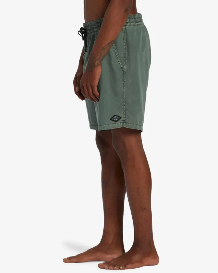 Billabong Short Length 16034 8211 175034 All Day Overdyed Layback 17034 Swim Trunks Surplus 8211 Men