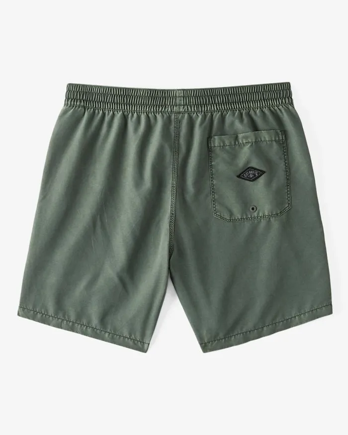 Billabong Short Length 16034 8211 175034 All Day Overdyed Layback 17034 Swim Trunks Surplus 8211 Men