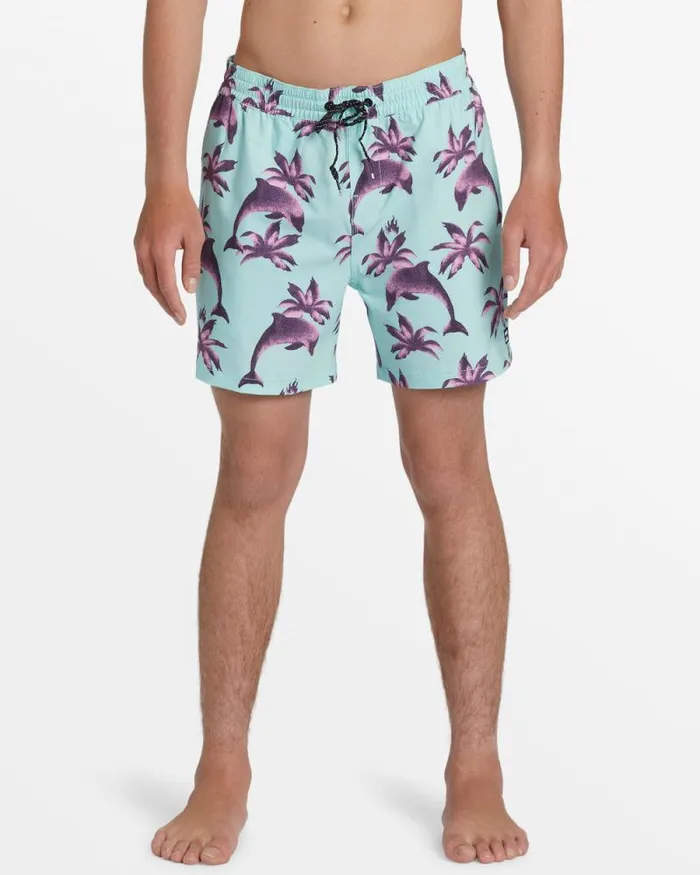 Billabong Short Length 16034 8211 175034 Good Times Layback 16034 Swim Trunks Mint 8211 Men