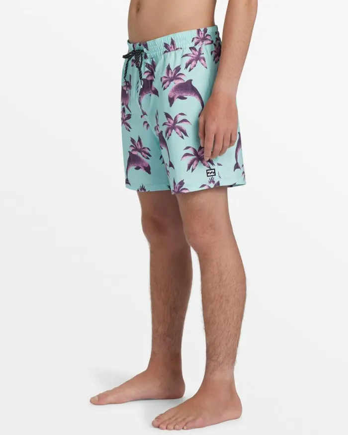 Billabong Short Length 16034 8211 175034 Good Times Layback 16034 Swim Trunks Mint 8211 Men