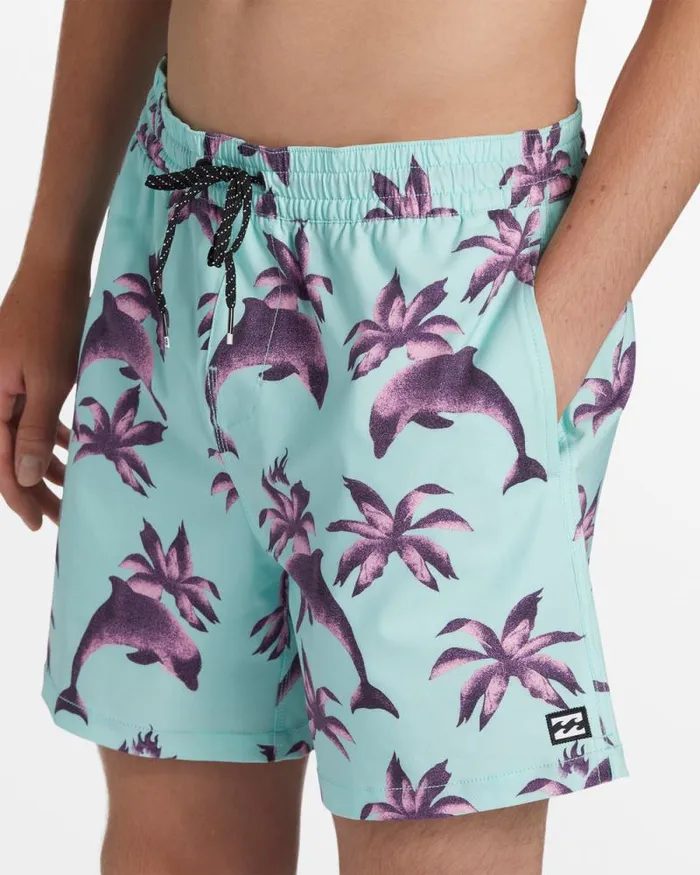 Billabong Short Length 16034 8211 175034 Good Times Layback 16034 Swim Trunks Mint 8211 Men