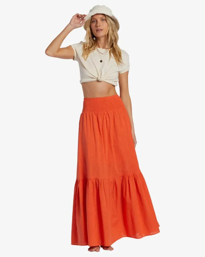Billabong Skirts In The Palms Skirt Coral Craze 8211 Women Billabong Skirts In The Palms Skirt Coral Craze 8211 Women