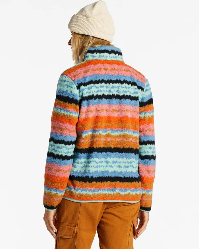 Billabong Sweatshirts and Fleece ADiv Boundary Mock 3 HalfZip Pullover Sweatshirt Shallow Sea 8211 Women Billabong Sweatshirts and Fleece ADiv Boundary Mock 3 HalfZip Pullover Sweatshirt Shallow Sea 8211 Women