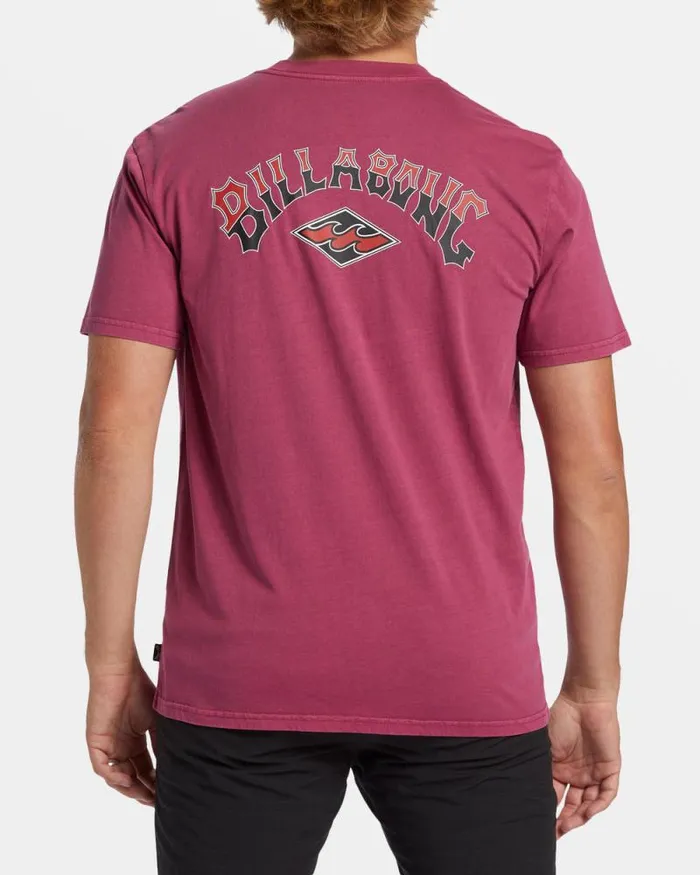 Billabong TShirts Arch Wash TShirt Jam 8211 Men