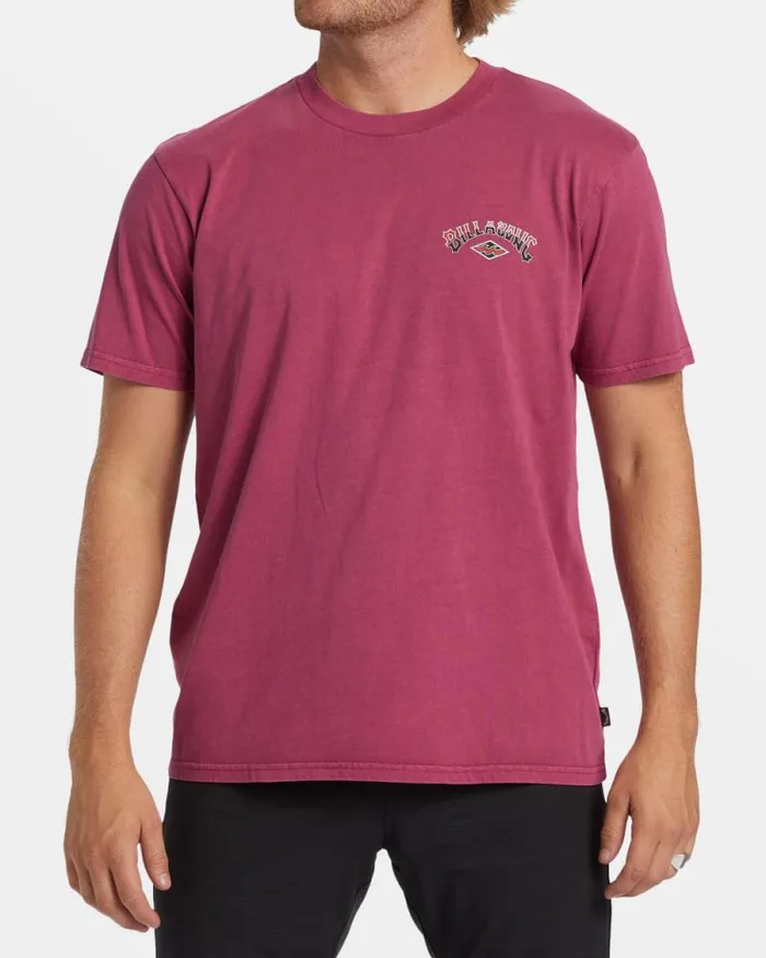 Billabong TShirts Arch Wash TShirt Jam 8211 Men Billabong TShirts Arch Wash TShirt Jam 8211 Men