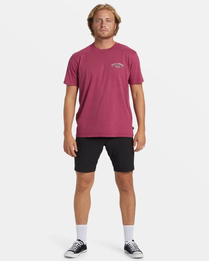 Billabong TShirts Arch Wash TShirt Jam 8211 Men Billabong TShirts Arch Wash TShirt Jam 8211 Men