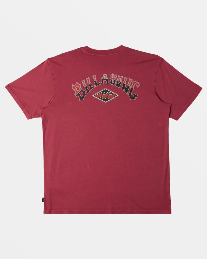 Billabong TShirts Arch Wash TShirt Jam 8211 Men Billabong TShirts Arch Wash TShirt Jam 8211 Men