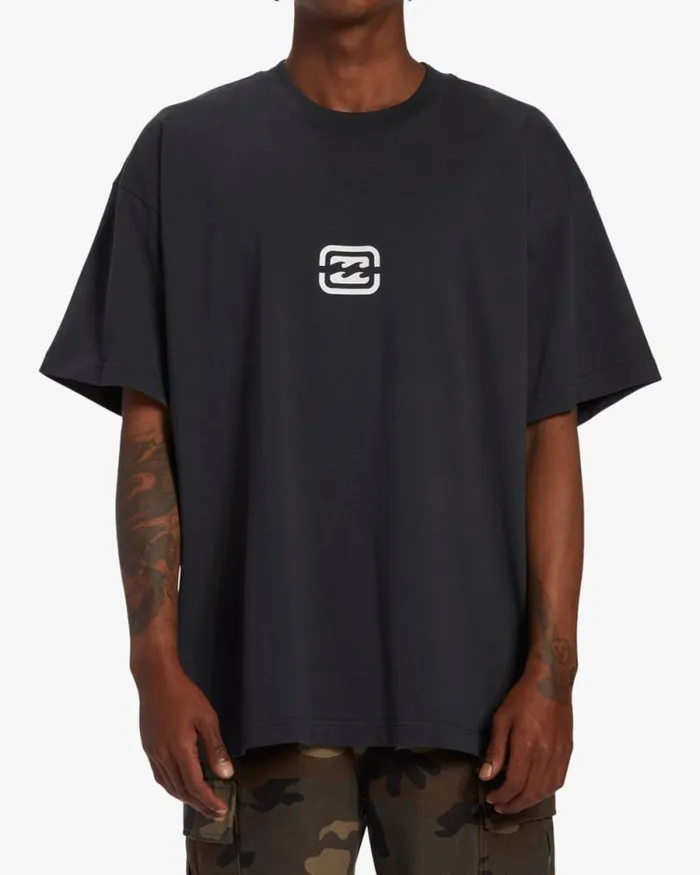 Billabong TShirts Bracket Wave OG TShirt Washed Black 8211 Men Billabong TShirts Bracket Wave OG TShirt Washed Black 8211 Men
