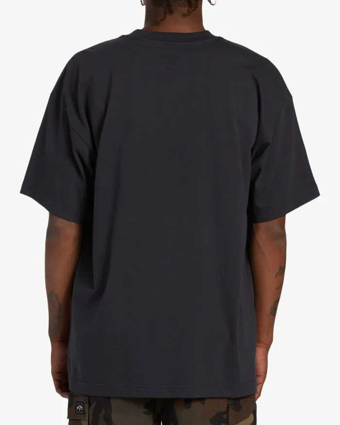 Billabong TShirts Bracket Wave OG TShirt Washed Black 8211 Men Billabong TShirts Bracket Wave OG TShirt Washed Black 8211 Men