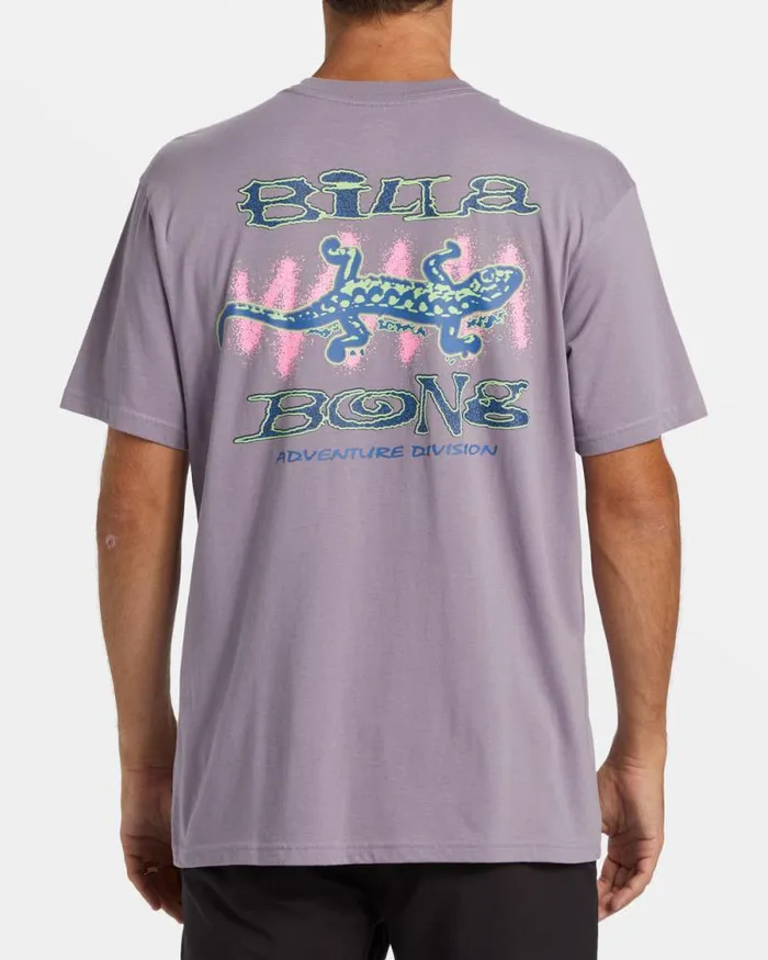 Billabong TShirts Lizard TShirt Purple Ash 8211 Men