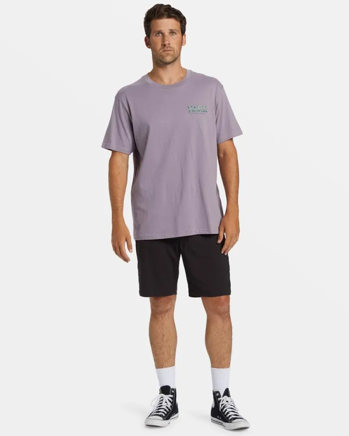 Billabong TShirts Lizard TShirt Purple Ash 8211 Men Billabong TShirts Lizard TShirt Purple Ash 8211 Men
