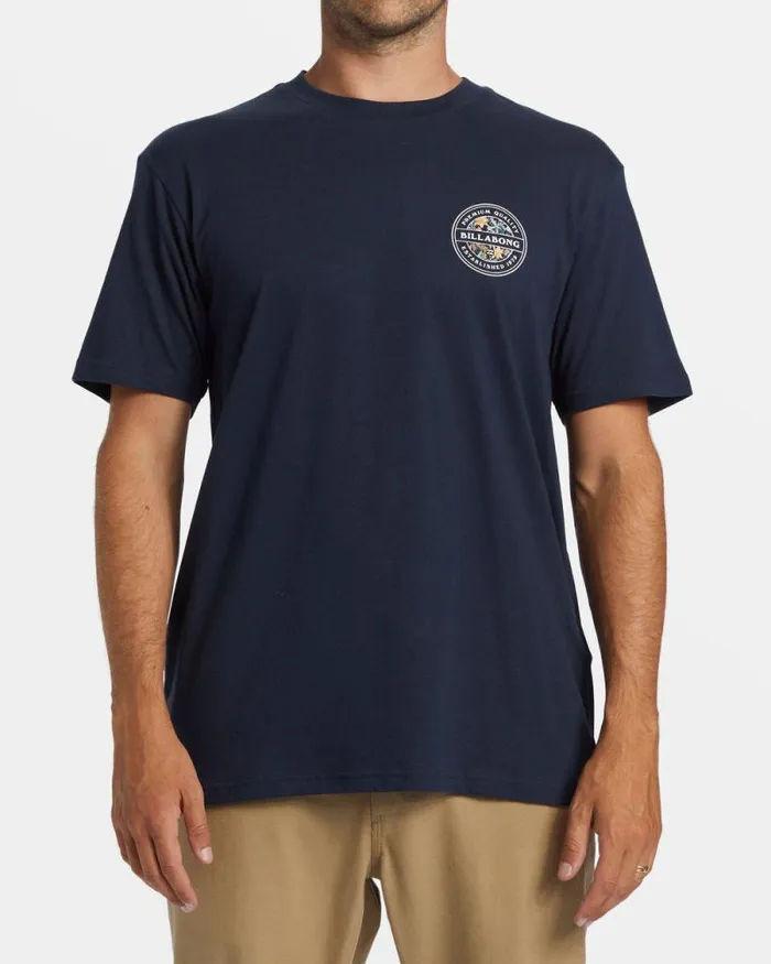 Billabong TShirts Rotor Tshirt Navy 8211 Men Billabong TShirts Rotor Tshirt Navy 8211 Men