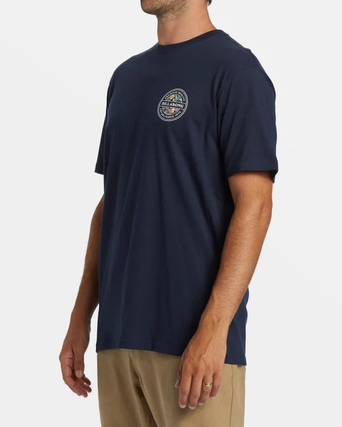 Billabong TShirts Rotor Tshirt Navy 8211 Men Billabong TShirts Rotor Tshirt Navy 8211 Men