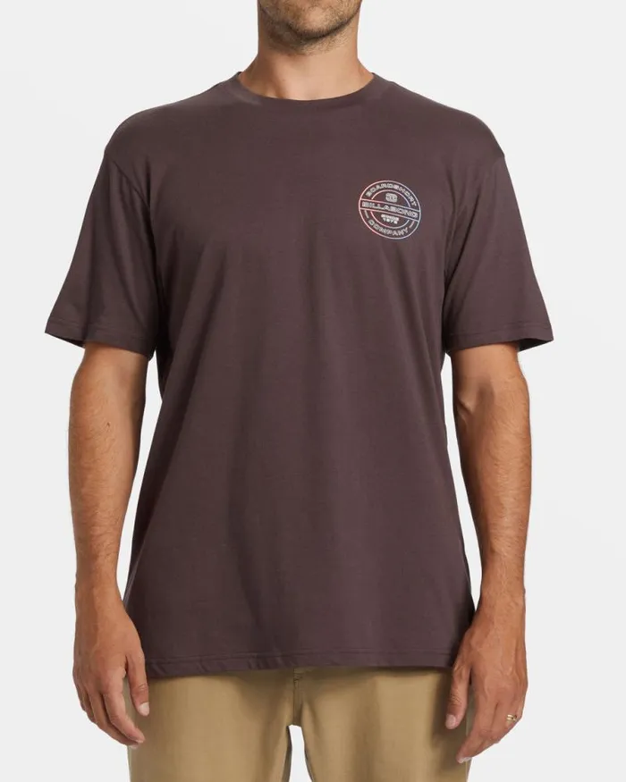 Billabong TShirts Rotor Tshirt Plum 8211 Men Billabong TShirts Rotor Tshirt Plum 8211 Men