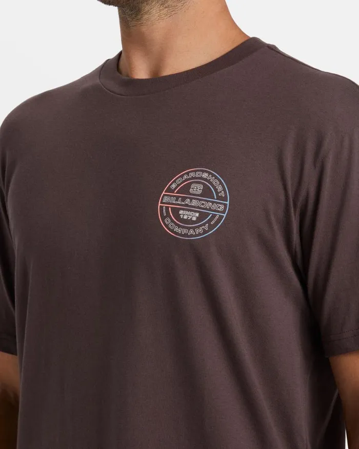 Billabong TShirts Rotor Tshirt Plum 8211 Men Billabong TShirts Rotor Tshirt Plum 8211 Men