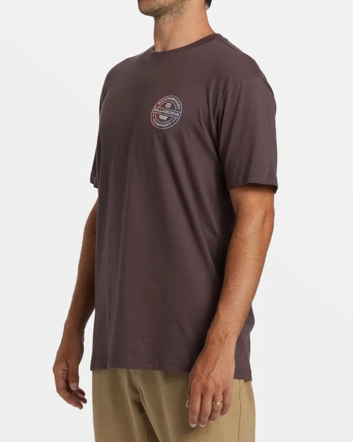 Billabong TShirts Rotor Tshirt Plum 8211 Men Billabong TShirts Rotor Tshirt Plum 8211 Men