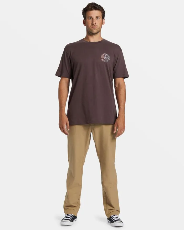 Billabong TShirts Rotor Tshirt Plum 8211 Men Billabong TShirts Rotor Tshirt Plum 8211 Men