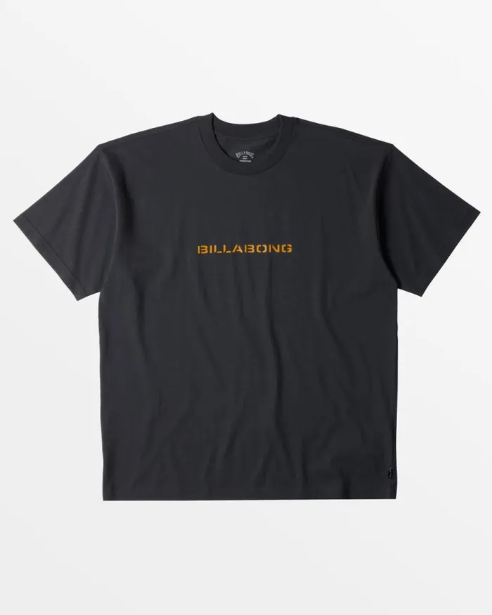 Billabong TShirts Solution OG TShirt Washed Black 8211 Men Billabong TShirts Solution OG TShirt Washed Black 8211 Men